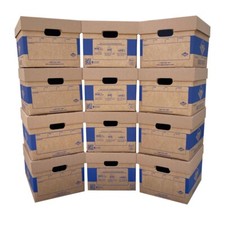 UBMOVE Office Moving Storage Boxes (12 Pk) Miracle File Moving Boxes 15x12x10 picture