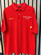 Vintage Print-Ons Tarkio Indians Coach Polo Shirt XL Single Stitch USA Palmeiro picture