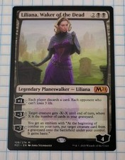 MTG - Liliana, Waker of the Dead - Core Set 2021 Regular 108 M M21 Planeswalker picture