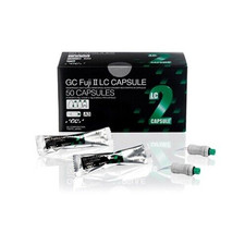 GC 000138 Fuji II LC Glass Ionomer Restorative Capsules A1 50/Pk picture