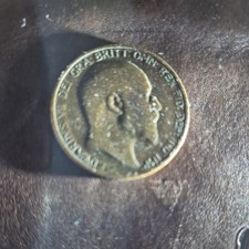 1902 King Edward VII One Penny Coin 