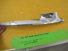 jeep grand cherokee 22 23 24 25 oem 6uu0zdx8aa chrome bumper trim molding picture