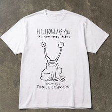 Hi How Are You Daniel Johnston T-Shirt, Jeremiah Frog Indie Music Graphic Tee picture
