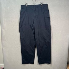 COS Mens Size 36 x 30 Navy Blue Chino Pants 100% Cotton picture