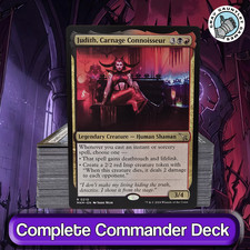 Judith, Carnage Connoisseur COMMANDER DECK Spellslinger MTG Custom Edh Magic picture