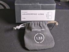 Moment 1.33x Anamorphic M-Series Lens. Blue Lens Flair. Great condition in box. picture