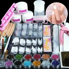 DIY Nail Kit For Beginners With Acrylic Powder Phototherapy Gel & Tools picture