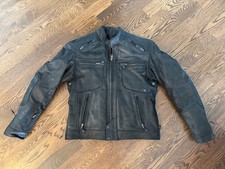 Leather Triumph motorcycle jacket men picture