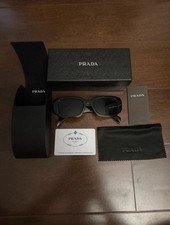 PRADA Sunglasses Black Dark Grey Lenses Symbole picture