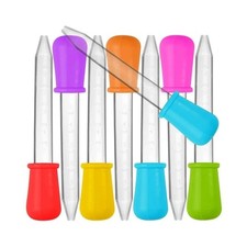 5PCS 5ml Silicone Pipette Dropper Medicine Liquid Eye Ear Lab Tool Set Kits picture