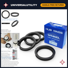 Hub Centric Rings 106 to 78.1mm - Set of 4 ABS Plastic Wheel Spacers O.D:106mm picture