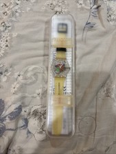 Swatch Watch Random GHOST SUOK111 Jelly Original Band - Works picture