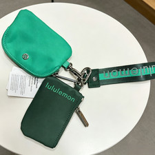 Lululemon Athletica Dual Pouch Wristlet Keychain Wallet picture