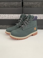 New Timberland Premium 6” Dark Green Nubuck Boot TB0A6BETEO6 Youth 6 / Women 7.5 picture