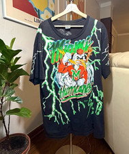Salem Sportswear Miami Hurricanes Vintage AOP Tee  XL picture