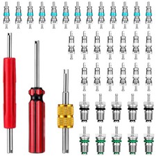 39Pcs Conditioning Valve Core Kit R12 R134a Refrigeration Systems Schrader Va... picture