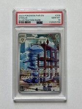 2023 POKEMON PAR EN-PARADOX RIFT ILLUSTRATION RARE #208 STEELIX PSA 10 picture