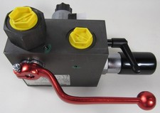 Hydac SAF10E12Y T A Safety and Shut-Off Block w/ Hydac 3000249 24V Solenoid New picture