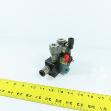 MAC 45A-L00-DAAJ-1KJ Solenoid Valve 120VAC W/ 4-Port Block & Humphrey SQE-2 picture