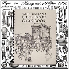 1963 West Oakland Soul Food Cook Book 46 Pages picture