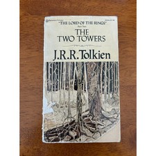 Vintage J.R.R. Tolkien The Two Towers Ballantine Paperback LOTR picture