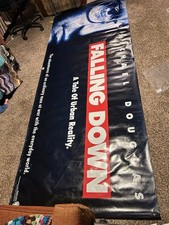Falling Down 1993 Big 10ft Vinyl Theater Banner Michael Douglas Extremely Rare picture