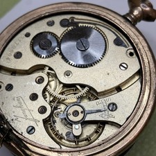 Antique Junghans J16 15J German Pocket Watch c1914-1920s For Repair picture