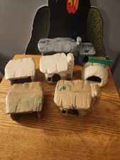 Vintage Louis Marx 1960s Flintstones House Buildings Bedrock Lot  picture