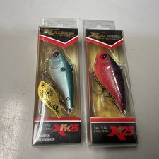 2 Diff DISCONTINUED XCALIBUR FISHING LURE XR25 LIPLESS BAIT  “Tough Find” picture