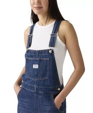 Levi's Premium Women's Blue Denim Overall One-Piece Size M Adjustable Straps picture