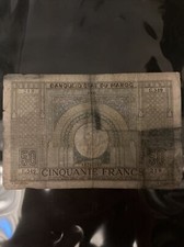 WW2 Memorabilia: Bank Note Morocco (Read Description) picture