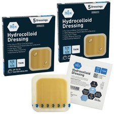 MED PRIDE 10-20ct Hydrocolloid Wound Dressing Pads 2x2 4x4 6x6 Sterile Adhesive picture
