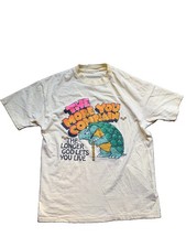 Vintage 1989 Air Waves Turtle T Shirt XL Funny Novelty Graphic Single Stitch picture