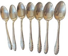 7 - Gorham Sterling “Lyric” Teaspoon – 6” – Pat. 1940 – Vintage Sterling Silver picture