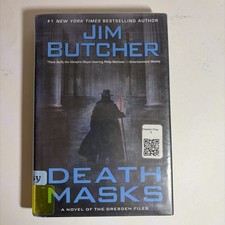 Death Masks by Jim Butcher HC DJ 2009 1st Ed 1st Print picture