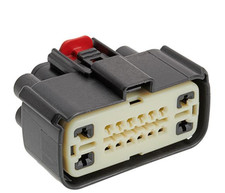 Genuine Molex 34985-1607 MX150 16-Pin Female Conn Housing Gray Key B CPA 2-Pack picture