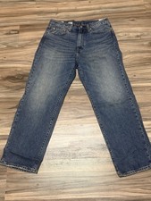 Levi's Premium 568 Loose Straight Medium Wash Jeans Men's 32 X32 NWT picture