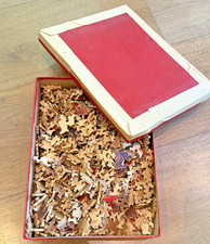 Vintage Jos. K. Straus Hand-Cut Wooden Jigsaw Puzzle - 