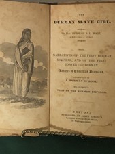 The Burman Slave Girl 1828 1st Edition ~ Published James Loring's Sabbath School picture