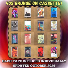 BUILD UR OWN CASSETTE LOT ALL TAPES PRICED $5 AND UP 90s GRUNGE ALT PUNK HITS picture