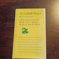 Vintage M.F.K. Fisher A Cordiall Water Hardcover North Point Press picture