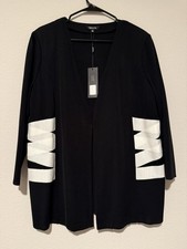 Misook Cardigan Size XL black and white  picture