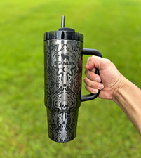 STANLEY Deadly Damask Flowstate Quencher Tumbler 30oz Halloween LTD Edition picture