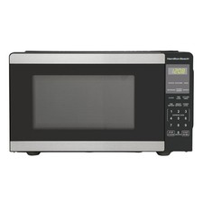 Hamilton Beach 0.9 Cu ft Countertop Microwave Oven, 900 Watts, Stainless Steel picture