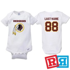 Personalized Washington Redskins Gerber Baby Onesie® Cotton Custom Bodysuit picture