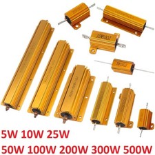 5W - 500W Watt High Power Aluminum shell Wirewound Metal Resistors 0.1Ω - 15KΩ picture