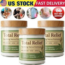 3X Total Relie-f Magnesium Cream, Nerve Relief Magnesium Soothing Cream 80g picture