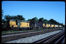 Original Slide - CNW C&NW 4114 GP9 Consist Houston TX 7-13-97 picture