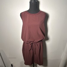Athleta Rincon Dress Lightweight Travel Casual Plum M #291709 picture