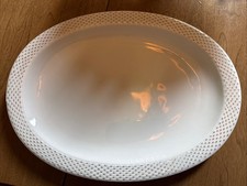 RARE CONTINENTAL CHINA ROSENTHAL RAYMOND LOEWY GOLD DOTS PLATTER picture